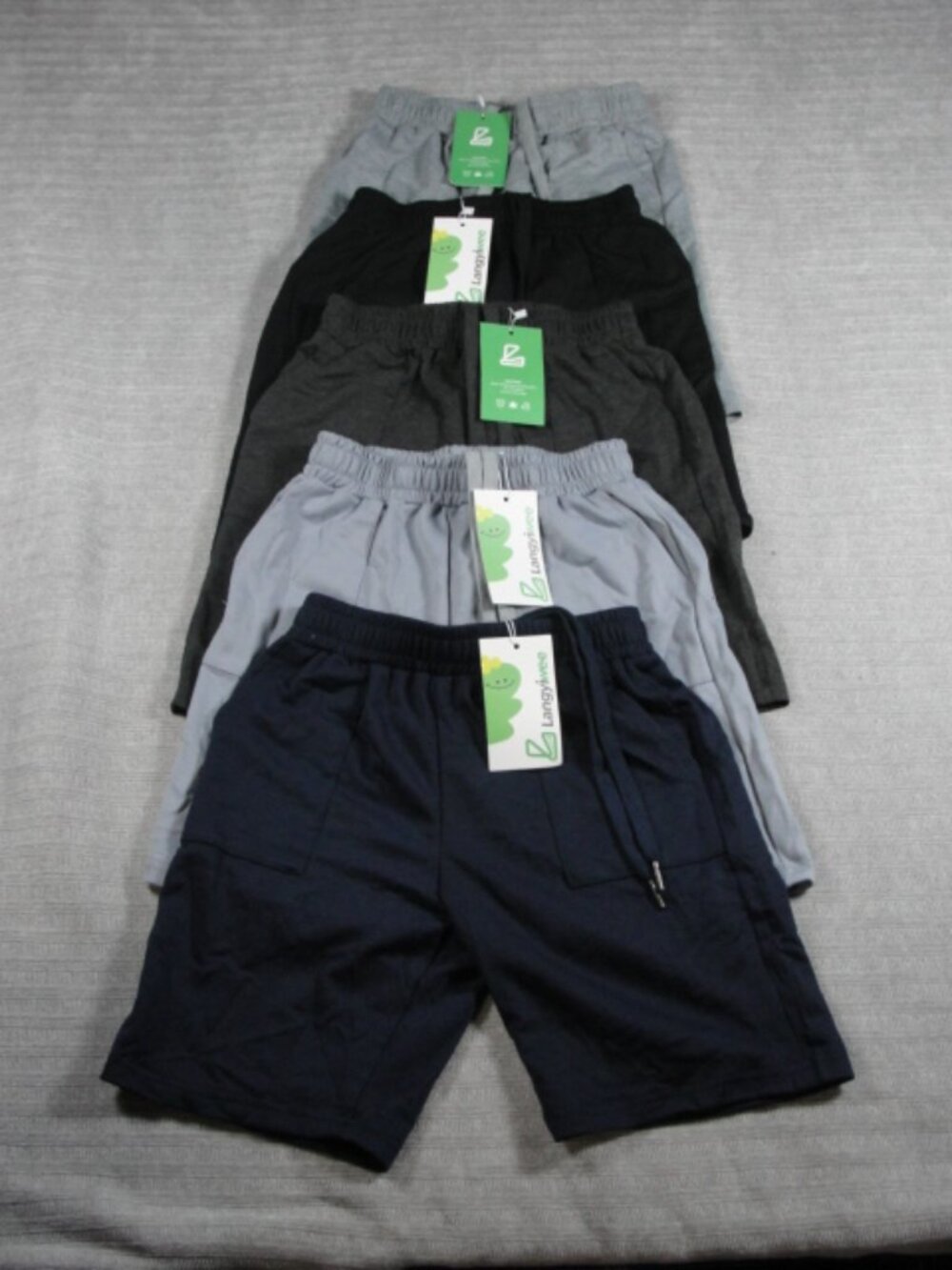 5Pack Boys knee drawstring shorts
